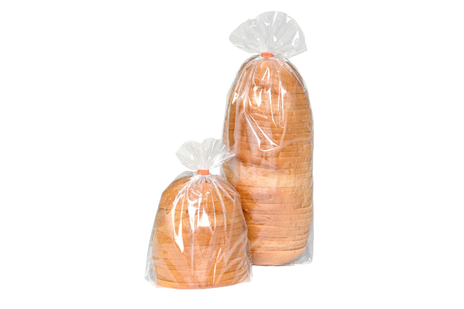 Clipped bread bag