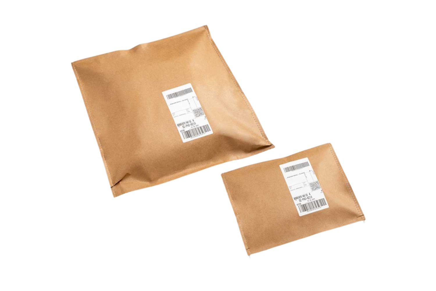 Hârtie mailers with label