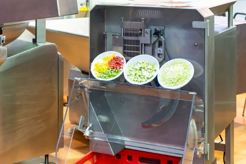 Cutting, dicing and shredding machines